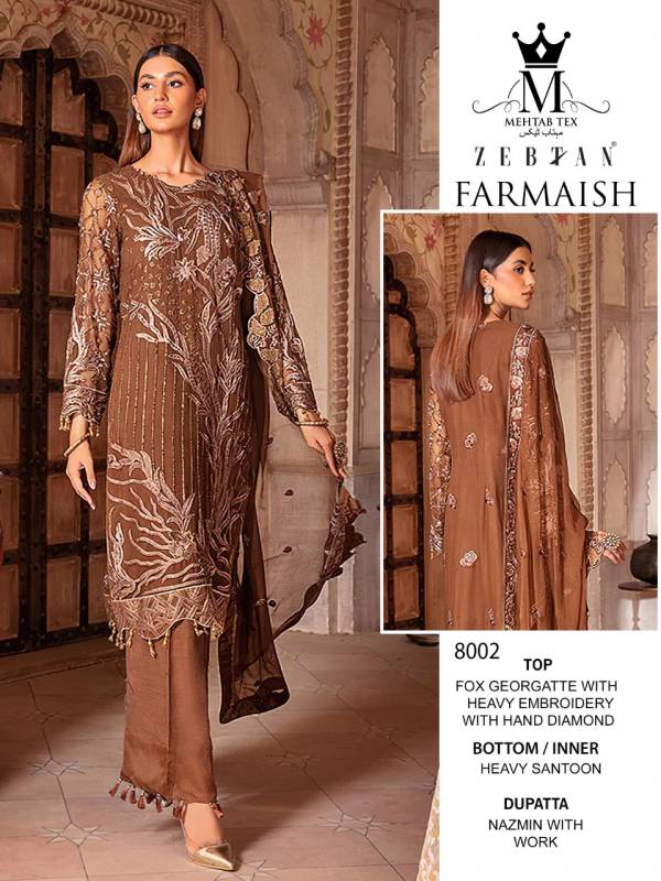 Mehtab Tex Zebtan Farmaish Festive Wear Wholesale Pakistani Salwar Suits Catalog